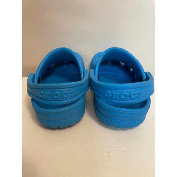 CROCS 2 pair children‎ size 6 Blue pair and Shark gray/black EUC - Picture 14 of 16
